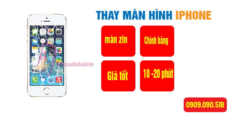 Hình 3: Thay màn hình nhanh chóng giá rẻ